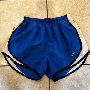 Nike Dri-Fit Blue and White Athletic Shorts